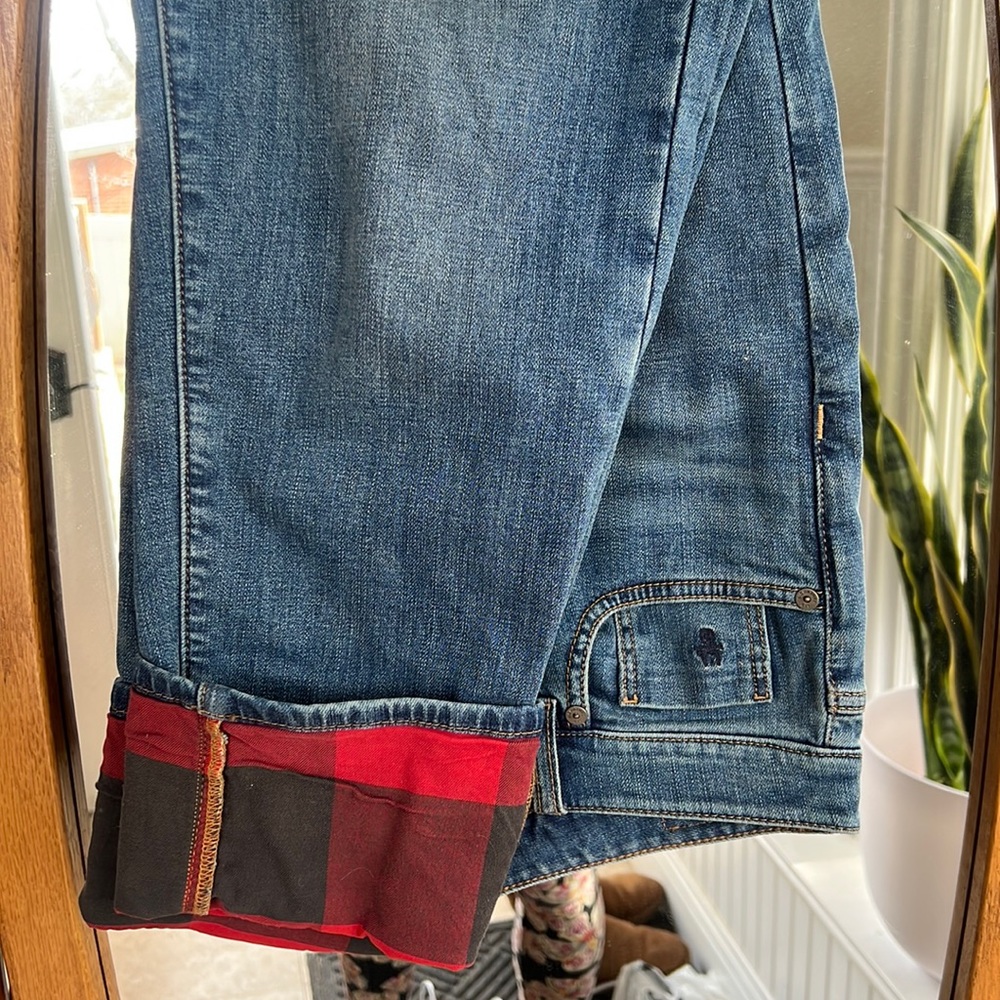 LLBean Flannel lined jeans